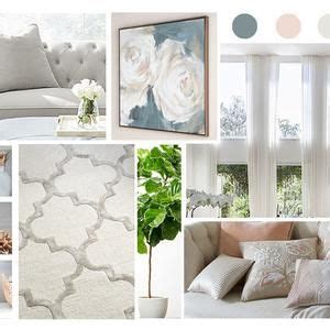 Moodboard Coastal Living Room Online Interior Design Etsy Beach House