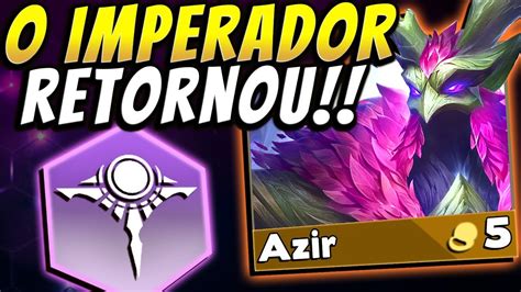 TFT NOVO MODO DO TFT E FIZEMOS UM AZIR SHURIMA YouTube