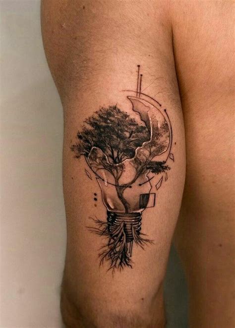 Photo Light Bulb And Brain Tattoo By Klebyz Soares Artofit