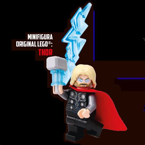 Revista Lego Marvel Avengers Nº 17 Minifigura De Thor