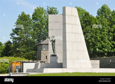 Holocaust Memorial Sculpture At Mauthausen Concentration Camp