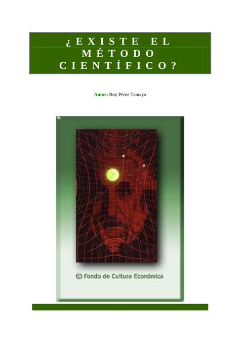 Pdf Existe El M Todo Cient Fico Pdf Filem Todo Cient Fico De