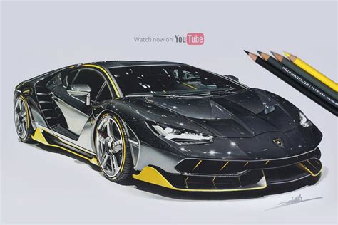 Lamborghini Car Drawing at GetDrawings | Free download