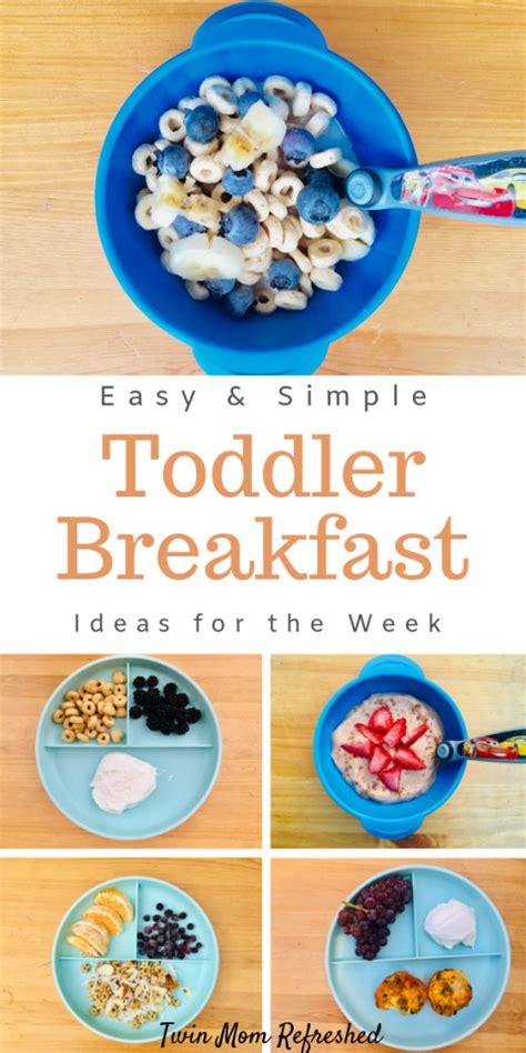 Easy Toddler Breakfast Ideas - Twin Mom Refreshed