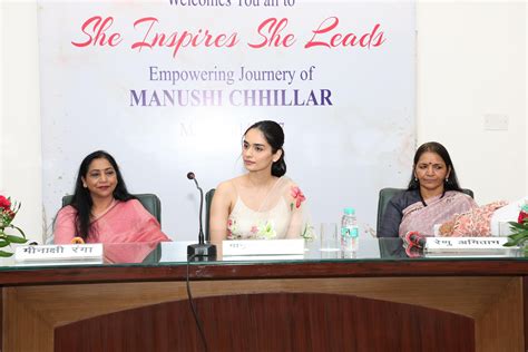 Miss World Manushi Chhillar shares her inspiring life experiences in