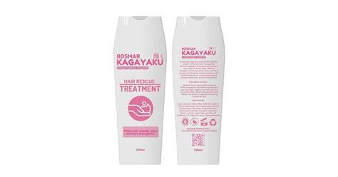 Rosmar Kagayaku Strengthening Shampoo Hair Rescue Treatment 200ml