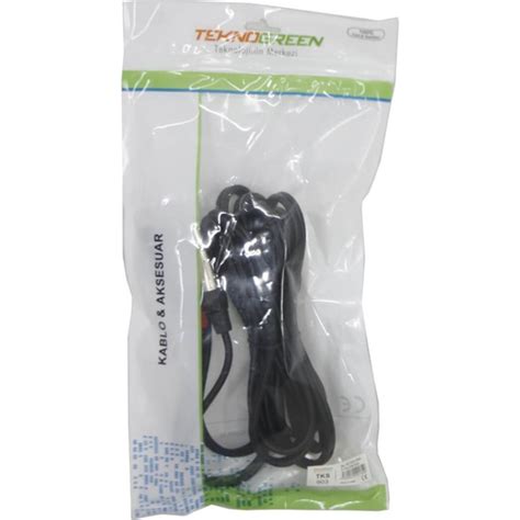 Teknogreen TKS 901 26 3mm Mono 2xrca Erkek Erkek Kablo 1 mt Fiyatı