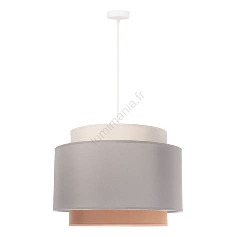 Duolla Suspension filaire SOHO 1xE27 40W 230V grise crémeuse beige