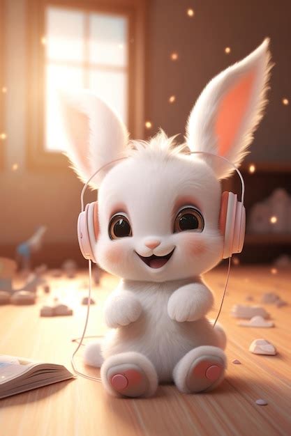 Premium AI Image Bunny Bliss A Visual Journey Into The Realm Of Cuteness