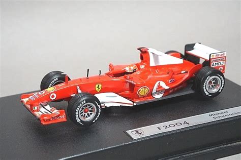 Hot Wheels Racing ホットウィール 1 43 FERRARI フェラーリ F2004 M シューマッハ 2004 1 B6206 中古 のヤフオク落札情報