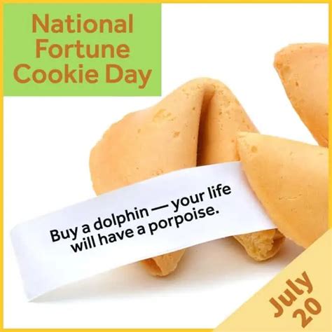 National Fortune Cookie Day Dates Tamra Lauree