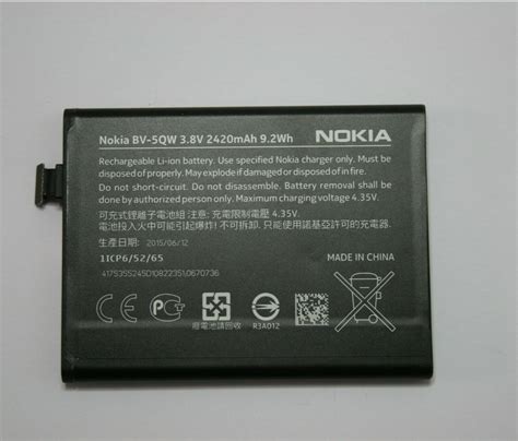 Genuine Original Battery Bv Qw For Nokia Microsoft Lumia Ebay