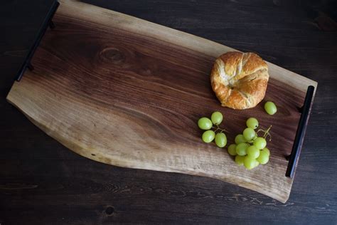 Black Walnut Serving Tray Etsy