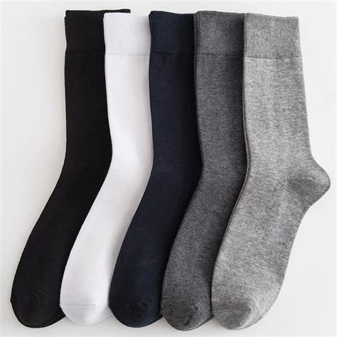 Custom Design Unisex Pure Cotton Business Men Solid Color Crew Vivi Socks For Men China Socks