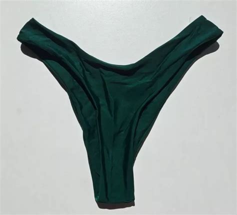 Gr N Dunkelgr Ne High Waist Bikini Hose In Gr E S Von Shein Neu Und Ungetragen Eur