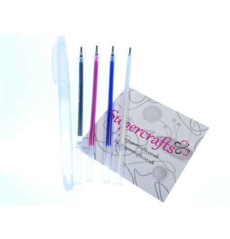 High Temperature Heat Erasable Fabric Marker Set 4 Pens Included