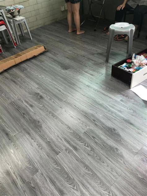 M Floor Planks Tiles Self Adhesive Grey Wood Vinyl Flooring Kitchen