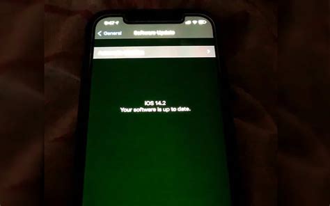 iPhone 12 l écran clignote en vert à cause d un bug Apple mène l enquête