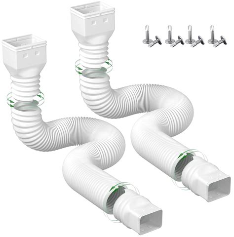 Rain Gutter Downspout Extensions, Downspout Extender for Rainwater ...