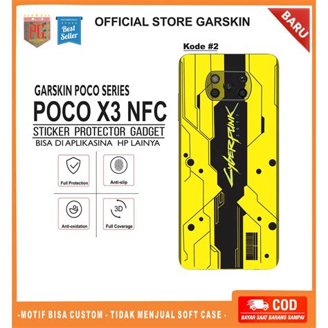 Jual Garskin Poco X Pro Nfc Sticker Gadget Motif Cyberpunk Top Isi