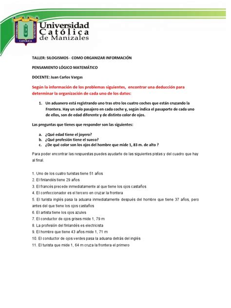 PDF Problemas Pensamiento Logico DOKUMEN TIPS