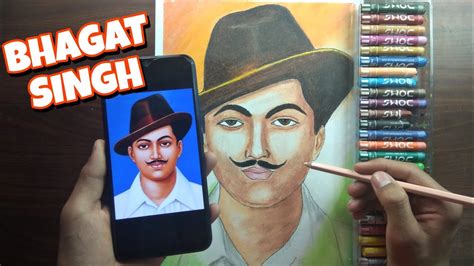 How To Draw Bhagat Singh Bhagat Singh Drawing 15 August Drawing