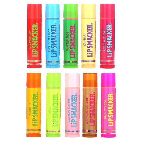 Lip Smacker Lip Balm Assorted 10 Pack 014 Oz 4 G Each