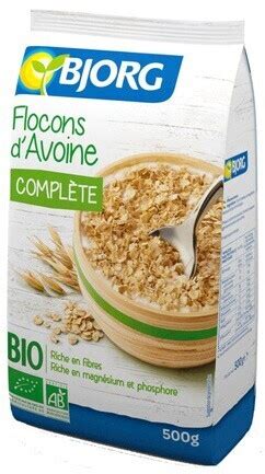 Bjorg Flocons d avoine complète 500g au meilleur prix sur idealo fr