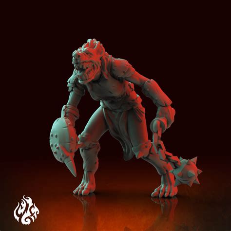 Download File Abyssal Gnolls • 3d Printable Model ・ Cults