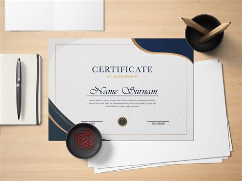 Certificate Design Template by Md Masud K on Dribbble