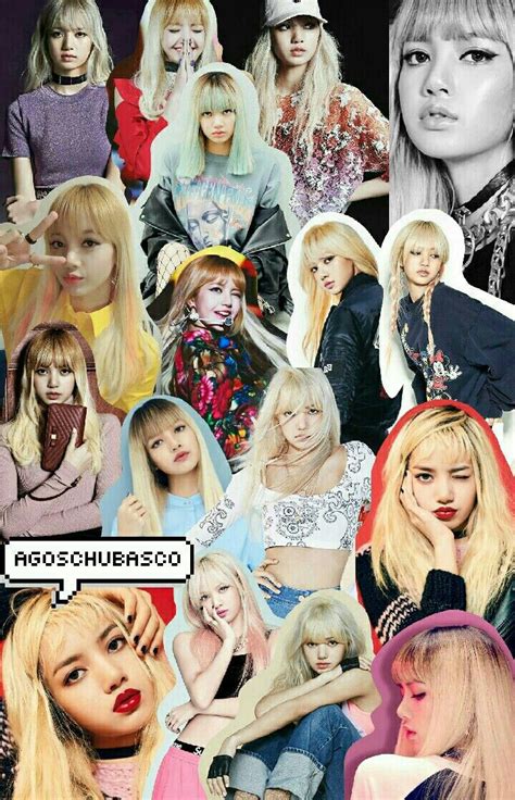 Collage Of Lisa From Blackpink Made By Jenny Blackpink Lisa