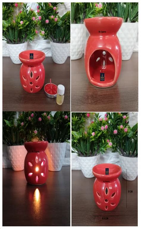 fragrance ceramic aroma oil diffuser burner tealight holderdiya