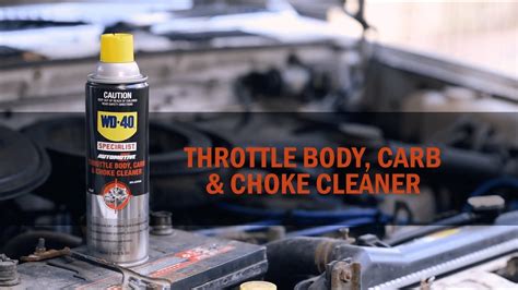 How To Use Wd 40 Specialist Automotive Throttle Body Carb And Choke Cleaner Youtube