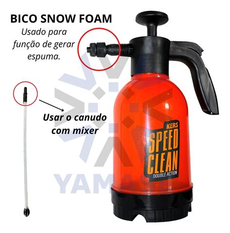 Snow Foam Pulverizador Gerador De Espuma Manual Carro Kers