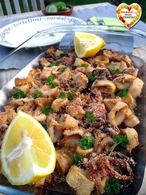 Calamari Gratinati Al Forno Leggerissimi Croccanti E Saporiti