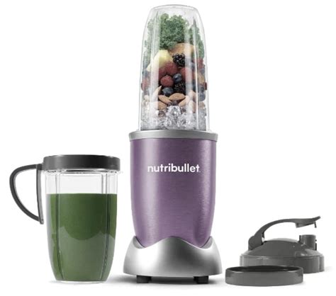 Nutribullet Pro 900 Watt Hi Speed Blendermixer Twist And Blend 9 Piece Set Lilac For Sale