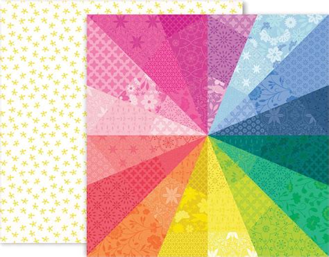 HORIZON PAPER 3 12x12 Double Sided Patterned Paper Pink Paislee