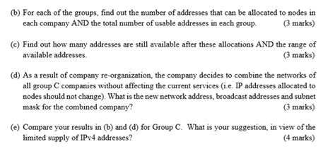 Solved An ISP Is Granted A Block Of IPv4 Addresses Starting Chegg