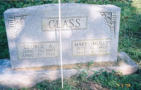 Mary Elizabeth Molly Moore Glass 1867 1955 Monumento Find A Grave