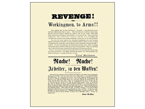 Haymarket Affair 3 Posters 1886 8x10 Facsimiles Anarchism - Etsy Canada