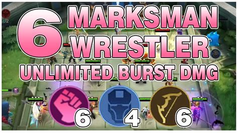 Unlimited Burst Dmg Marksman Wrestler Magic Chess Mobile