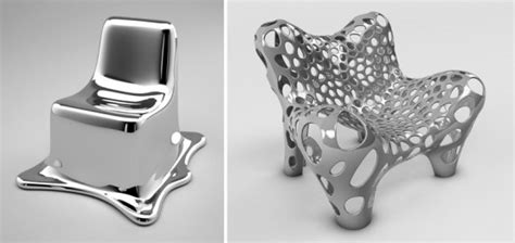 Ultra Futuristic Furniture Made Of Metal - DigsDigs