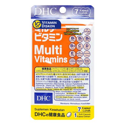 Dhc Supplement Multivitamins Kapsul Lazada Indonesia