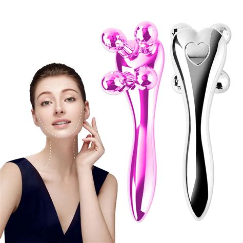 3d Roller Face Lift Wrinkle Remover Multicolor Y Shape Facial Massage Roller Abs Full Body