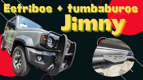 Estribos tumbaburros para suzuki jimny Instalación profesional