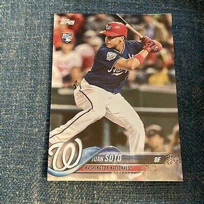 Topps Update Juan Soto Us Rookie Card Rc Ebay