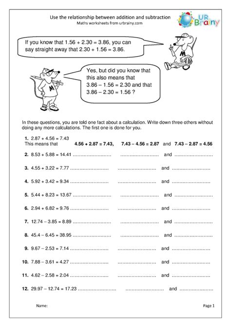 Grade 6 Addition And Subtraction