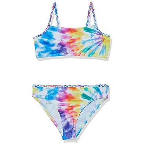 Snapklik Hobie Girls High Neck Bikini Top And Hipster Bottom