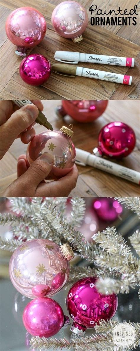 DIY Painted Ornaments Christmas Crafts Christmas Holidays Holiday