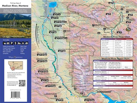 Madison River, Montana Fishing Map - Etsy